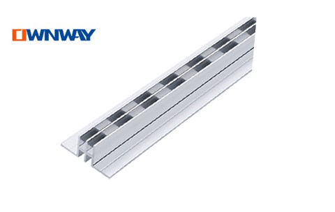 Two line Aluminium Ladder Column H double hole aluminum column