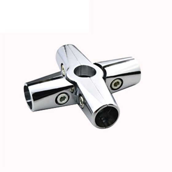 4-way-25mm-metal-round-tube-connector