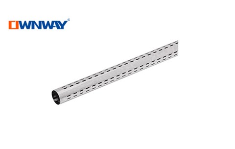 Metal single channel slotted channel tube