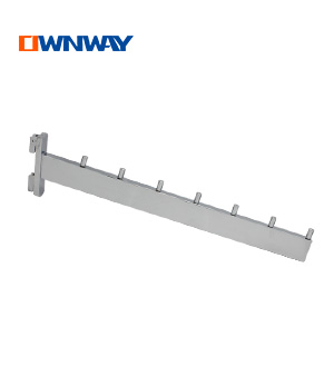 Metal 7 pins display hook fit to slotted system EGX12030I7